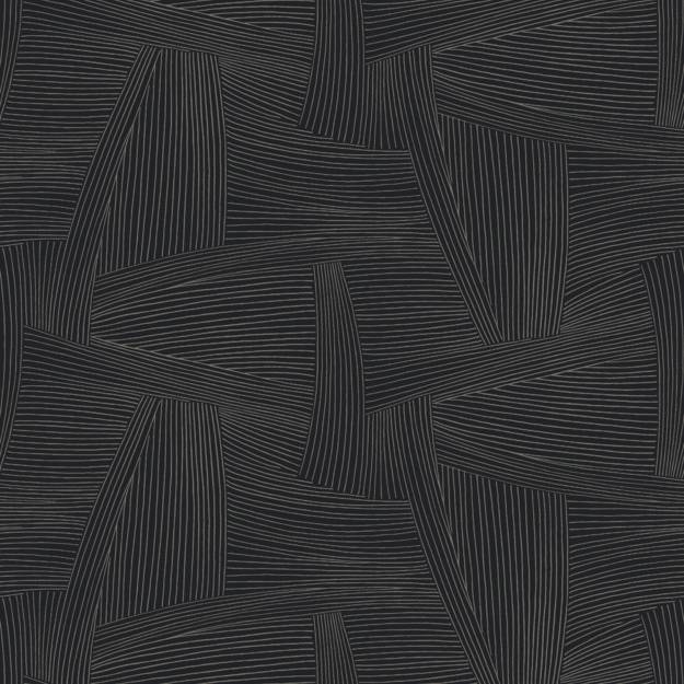 Purchase 4155-27330 A-Street Wallpaper, Reid Black Woven Geometric - Drew & Jonathan Home IV