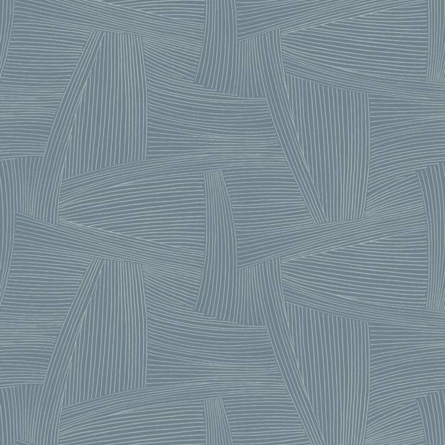 Purchase 4155-27334 A-Street Wallpaper, Reid Sky Blue Woven Geometric - Drew & Jonathan Home IV