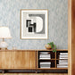 Purchase 4155-27337 A-Street Wallpaper, Bryant Blue Crosshatch - Drew & Jonathan Home IV1