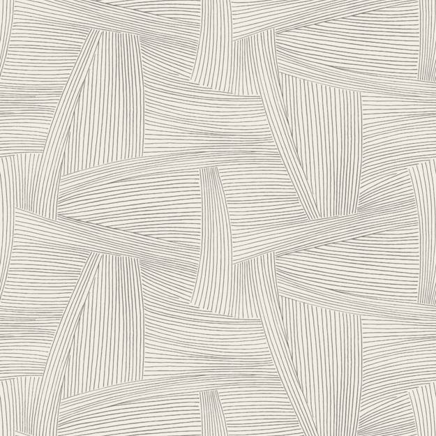 Purchase 4155-27353 A-Street Wallpaper, Reid Grey Woven Geometric - Drew & Jonathan Home IV