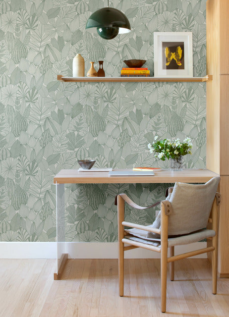 Purchase 4155-72811 A-Street Wallpaper, Mathias Green Botanical - Drew & Jonathan Home IV12