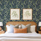 Purchase 4155-72814 A-Street Wallpaper, Mildred Indigo Botanical Trail - Drew & Jonathan Home IV12