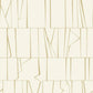 Purchase 4155-72818 A-Street Wallpaper, Huntington Gold Geometric Stripe - Drew & Jonathan Home IV