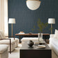 Purchase 4155-72821 A-Street Wallpaper, Huntington Indigo Geometric Stripe - Drew & Jonathan Home IV1