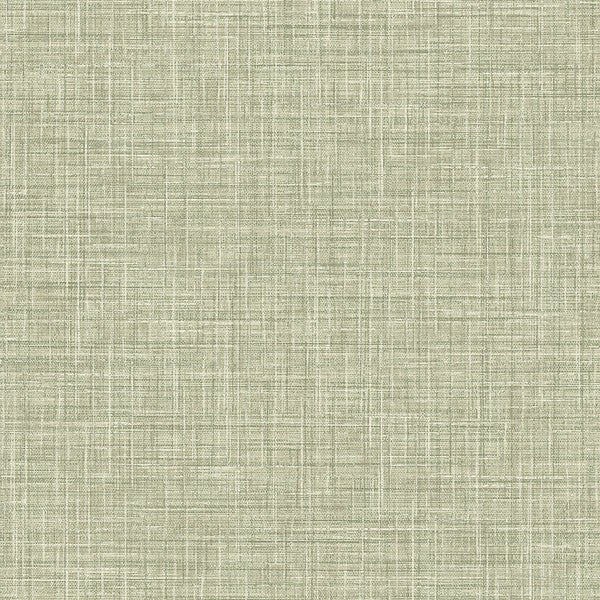 Purchase 4157-25792 Advantage Wallpaper, Tuckernuck Green Faux Linen - Curio