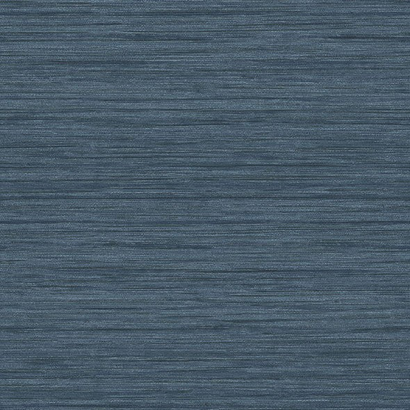 Purchase 4157-25959 Advantage Wallpaper, Barnaby Indigo Faux Grasscloth - Curio