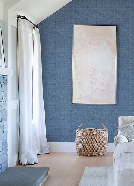 Purchase 4157-26232 Advantage Wallpaper, Lanister Blue Texture - Curio1