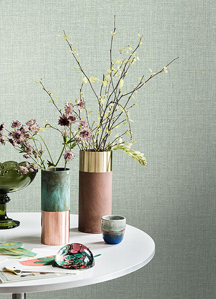 Purchase 4157-26235 Advantage Wallpaper, Lanister Green Texture - Curio1