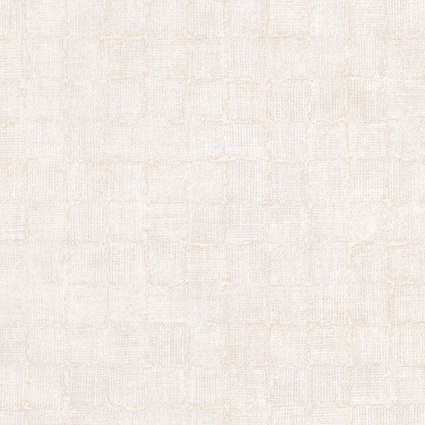 Purchase 4157-333450 Advantage Wallpaper, Blocks Cream Checkered - Curio