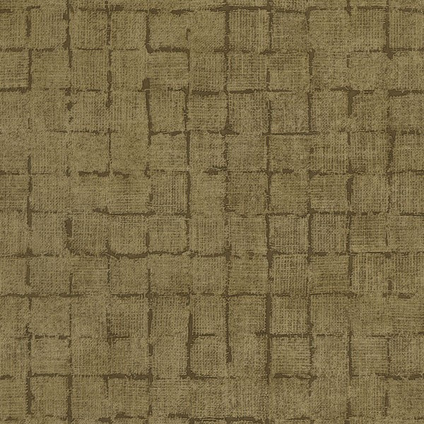 Purchase 4157-333453 Advantage Wallpaper, Blocks Chestnut Checkered - Curio