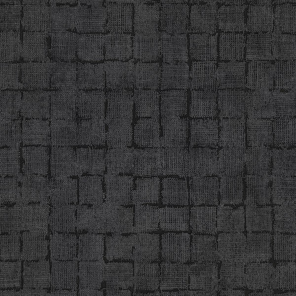 Purchase 4157-333456 Advantage Wallpaper, Blocks Charcoal Checkered - Curio