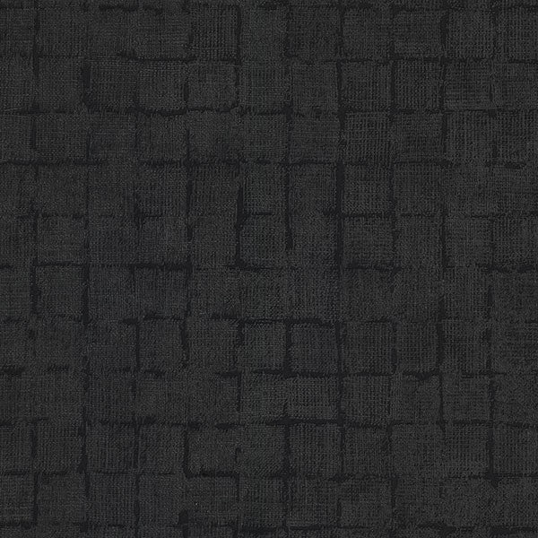Purchase 4157-333457 Advantage Wallpaper, Blocks Black Checkered - Curio