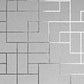 Purchase 4157-42491 Advantage Wallpaper, Nova Silver Geometric - Curio