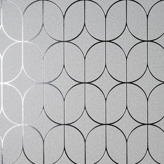 Purchase 4157-42803 Advantage Wallpaper, Raye Silver Rosco Trellis - Curio