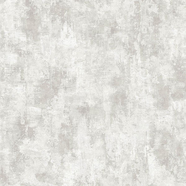 Sample - 4157-43062 | Curio, Cierra Silver Stucco - Advantage Wallpape