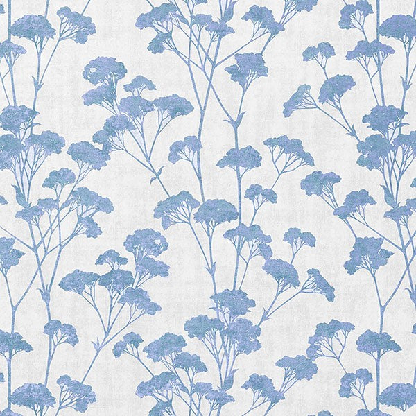 Purchase 4157-M1539 Advantage Wallpaper, Sprig Blue Trail - Curio