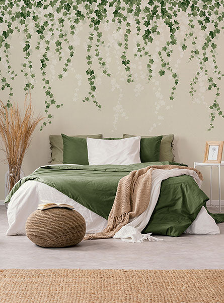 Purchase 4164-50942 Advantage Wallpaper, Trailing Ivy Green Wall Mural - Westbury Forest1