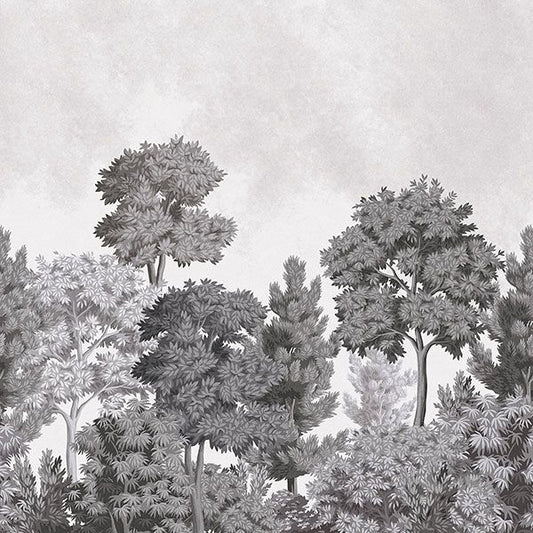 Purchase 4164-50945 Advantage Wallpaper, Delamere Mono Wall Mural - Westbury Forest