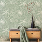 Purchase 4164-M1801 Advantage Wallpaper, Woodland Green Toile - Westbury Forest12