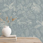 Purchase 4164-M1802 Advantage Wallpaper, Woodland Blue Toile - Westbury Forest1
