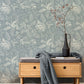 Purchase 4164-M1802 Advantage Wallpaper, Woodland Blue Toile - Westbury Forest12