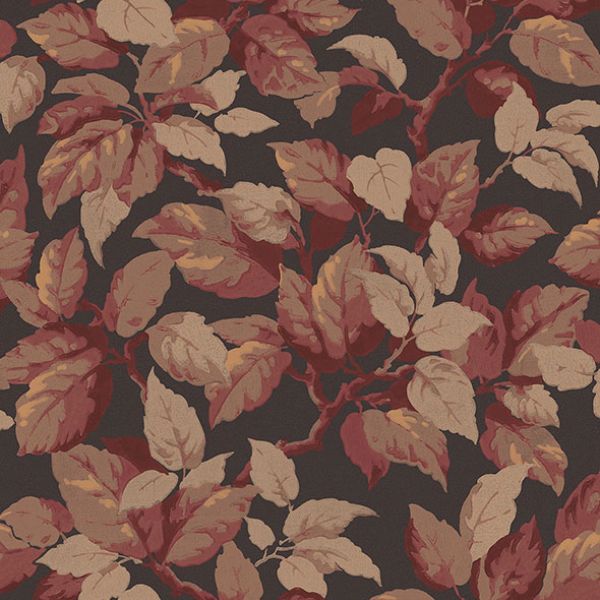 Purchase 4164-M1805 Advantage Wallpaper, Canopy Burgundy Leaf - Westbury Forest