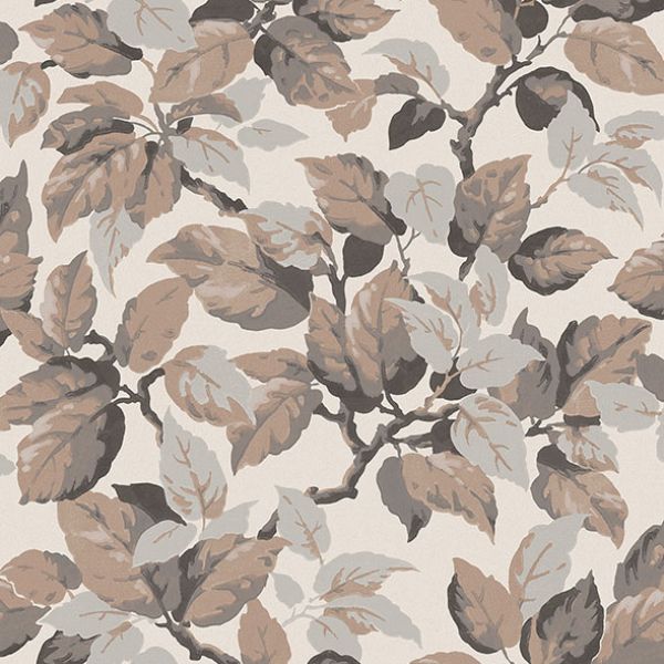 Purchase 4164-M1806 Advantage Wallpaper, Canopy Beige Leaf - Westbury Forest