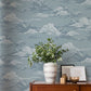 Purchase 4164-M1808 Advantage Wallpaper, Cumulus Blue Clouds - Westbury Forest1