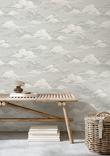 Purchase 4164-M1810 Advantage Wallpaper, Cumulus Grey Clouds - Westbury Forest12
