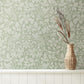 Purchase 4164-M1816 Advantage Wallpaper, Marlow Green Bird Vine - Westbury Forest1