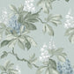 Purchase 4164-M1819 Advantage Wallpaper, Chestnut Blue Floral - Westbury Forest