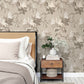 Purchase 4164-M1820 Advantage Wallpaper, Chestnut Beige Floral - Westbury Forest12