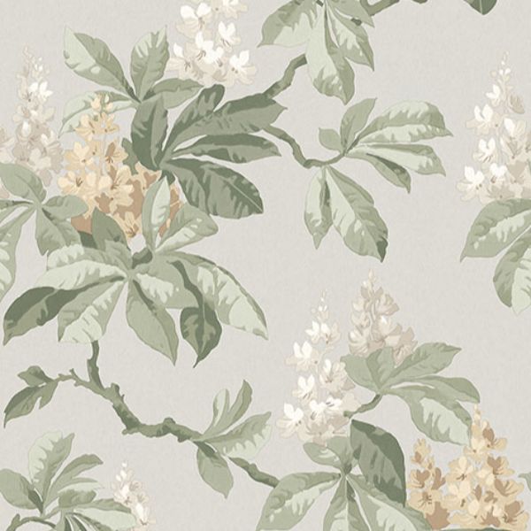 Purchase 4164-M1821 Advantage Wallpaper, Chestnut Grey Floral - Westbury Forest