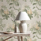 Purchase 4164-M1821 Advantage Wallpaper, Chestnut Grey Floral - Westbury Forest1