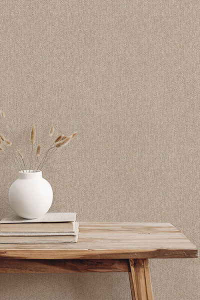 Purchase 4164-M1825 Advantage Wallpaper, Herringbone Neutral Tweed - Westbury Forest1