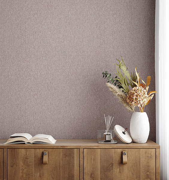 Purchase 4164-M1826 Advantage Wallpaper, Herringbone Lavender Tweed - Westbury Forest12