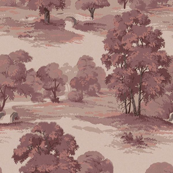 Purchase 4164-M1828 Advantage Wallpaper, Sherwood Merlot Glade - Westbury Forest