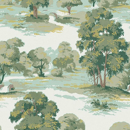 Purchase 4164-M1829 Advantage Wallpaper, Sherwood Green Glade - Westbury Forest