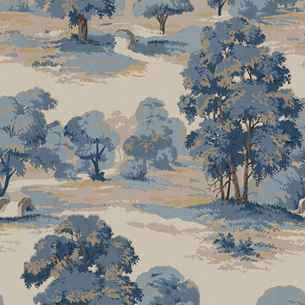 Purchase 4164-M1830 Advantage Wallpaper, Sherwood Blue Glade - Westbury Forest
