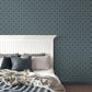 Purchase 4164-M1834 Advantage Wallpaper, Morgrove Blue Trellis - Westbury Forest12