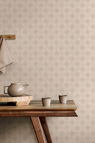 Purchase 4164-M1835 Advantage Wallpaper, Morgrove Beige Trellis - Westbury Forest1