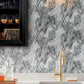 Purchase 4168-15533 Advantage Wallpaper, Star Charcoal Marble - Kitchen & Bath 21