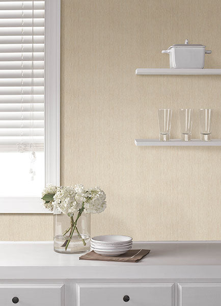 Purchase 4168-16634 Advantage Wallpaper, Sunshower Ivory Stria - Kitchen & Bath 21