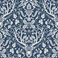 Purchase 4169-12703 Chesapeake Wallpaper, Kiwassa Navy Antler Damask - Oak & Moss