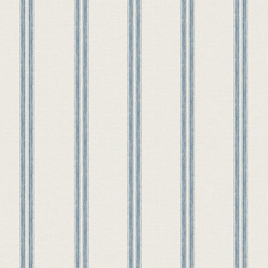 Purchase 4169-13075 Chesapeake Wallpaper, Johnny Blue Stripes - Oak & Moss