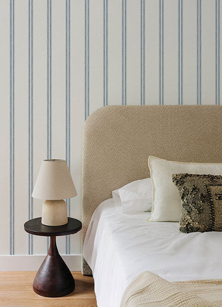 Purchase 4169-13075 Chesapeake Wallpaper, Johnny Blue Stripes - Oak & Moss1