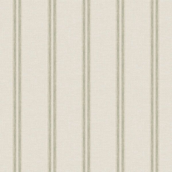 Purchase 4169-13077 Chesapeake Wallpaper, Johnny Green Stripes - Oak & Moss