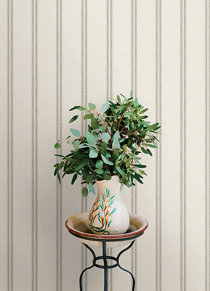 Purchase 4169-13077 Chesapeake Wallpaper, Johnny Green Stripes - Oak & Moss12