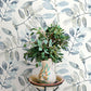 Purchase 4169-13908 Chesapeake Wallpaper, Pinnate Blue Leaves - Oak & Moss12