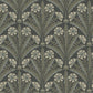 Purchase 4169-27601 Chesapeake Wallpaper, Tap Root Charcoal Floral Damask - Oak & Moss